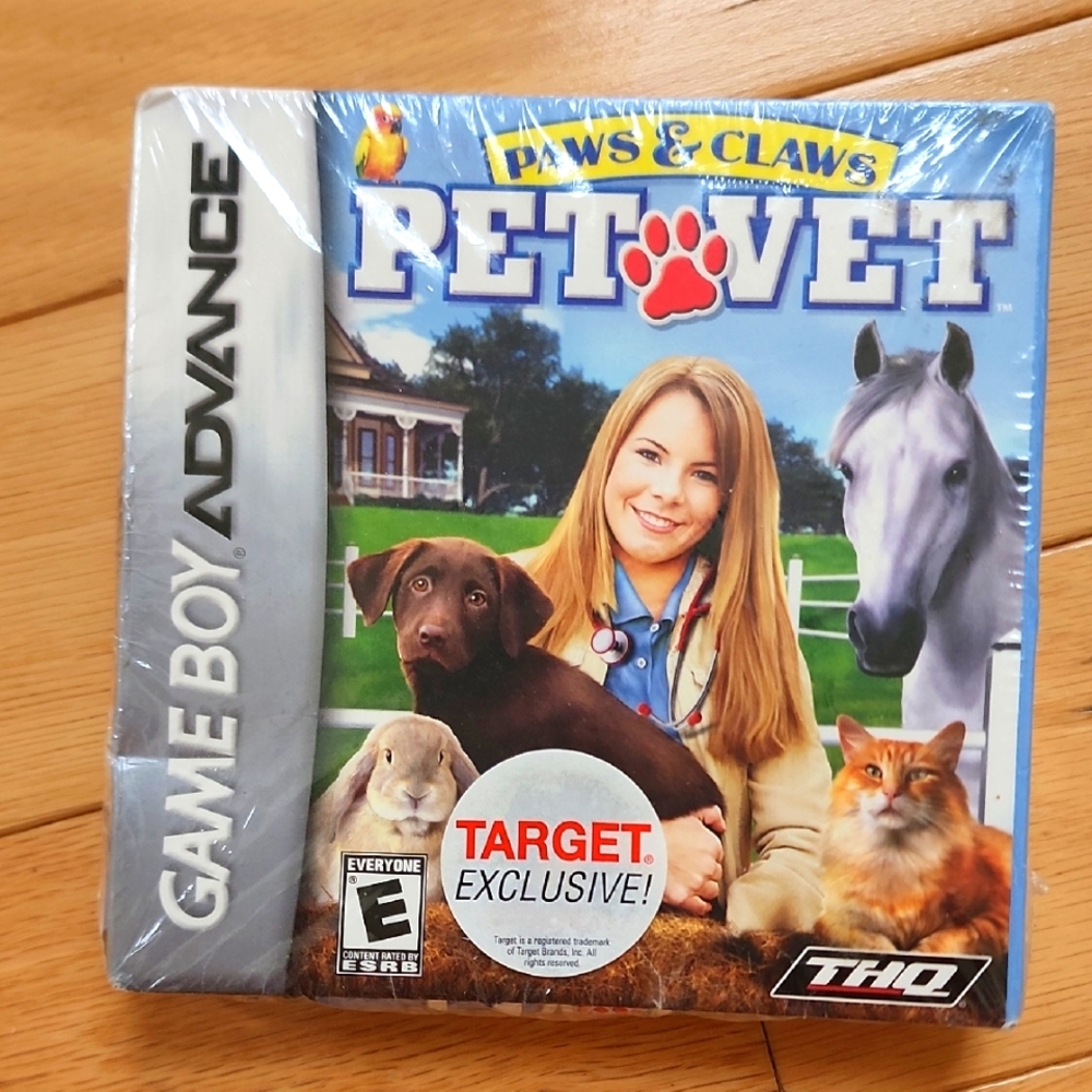 New Game Boy Advance Pet Vet Game Paws And Claws